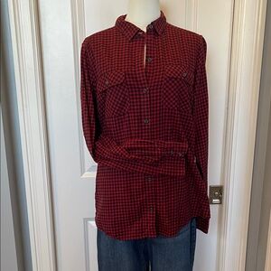 Eddie Bauer Button Down Flannel Shirt